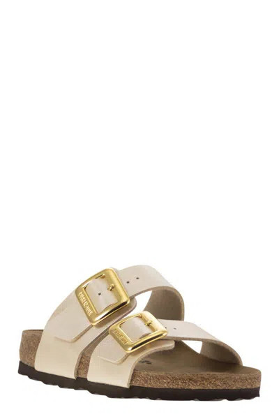 Birkenstock Sydney Cb - Sandal With Two Straps And Buckles In Pearl