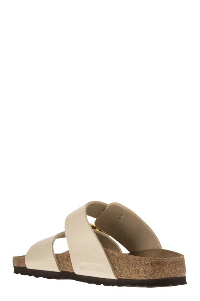 Birkenstock Sydney Cb - Sandal With Two Straps And Buckles In Pearl