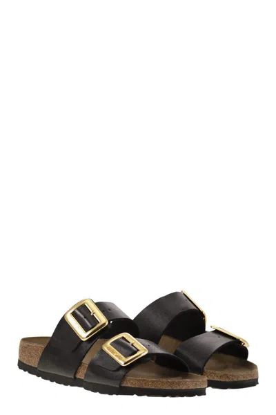 Birkenstock Sydney Cb - Sandal With Two Straps And Buckles In Black