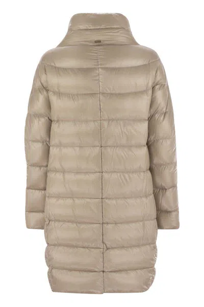 Herno Dora - Long Down Jacket In Beige