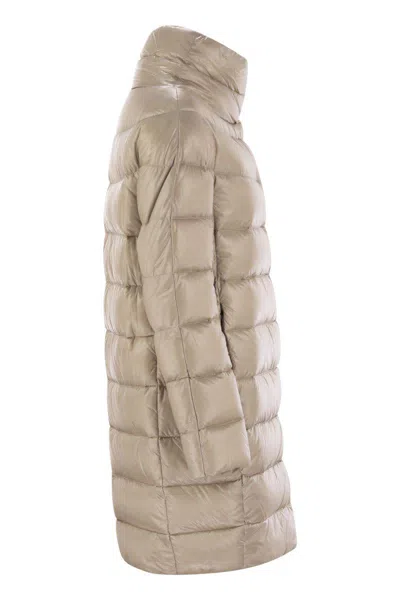 Herno Dora - Long Down Jacket In Beige
