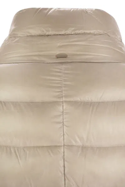 Herno Dora - Long Down Jacket In Beige