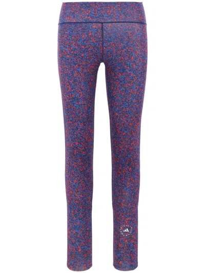 Adidas By Stella Mccartney Truepurpose Optime Printed Performance Leggings In Multi