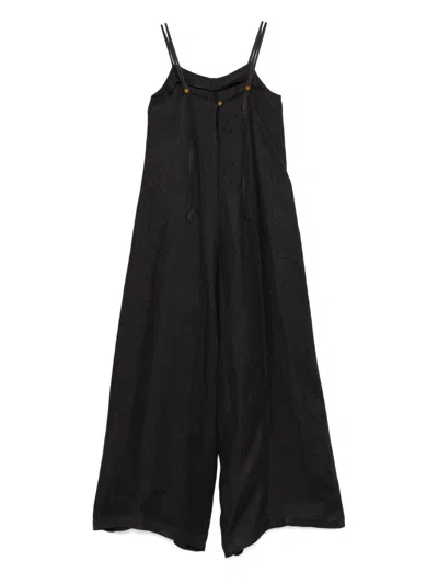 Alysi Linen Wide-leg Jumpsuit