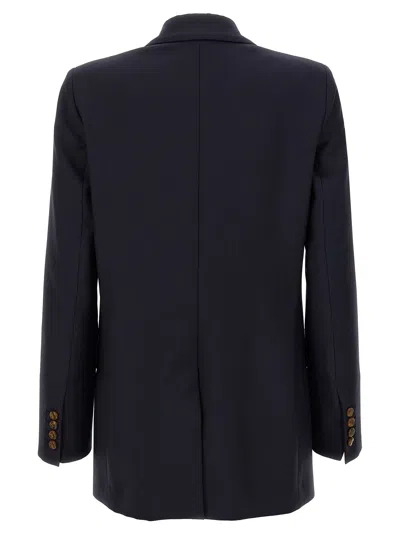 Blazé Milano Missy Double-breasted Cotton-blend Blazer