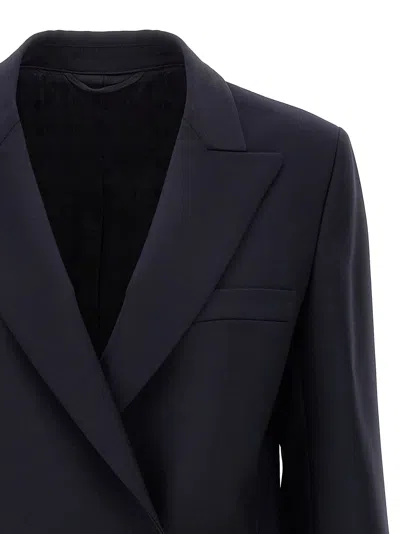 Blazé Milano Missy Double-breasted Cotton-blend Blazer