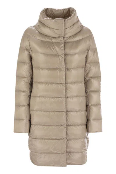 Herno Dora - Long Down Jacket In Beige