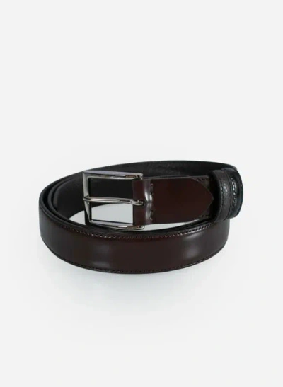 Hogan Reversible Belt In Marrone/nero