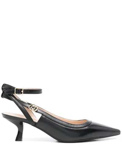 Liu •jo Liu Jo Black 'gemy' Slingback With Heel In Black