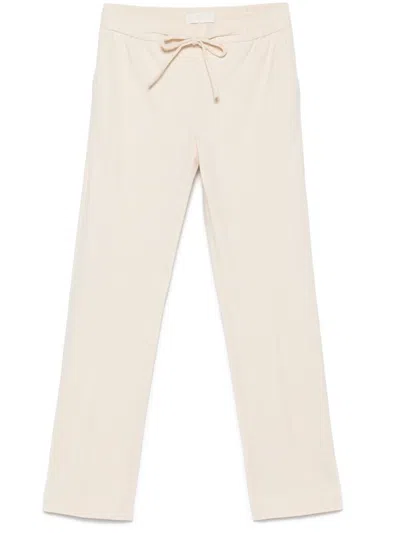Circolo 1901 Beige Sport Trousers In White