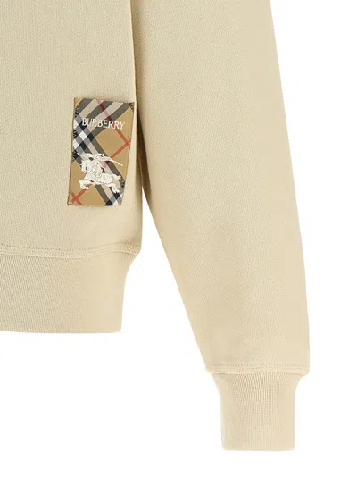 Burberry Beige Logo Sweatshirt