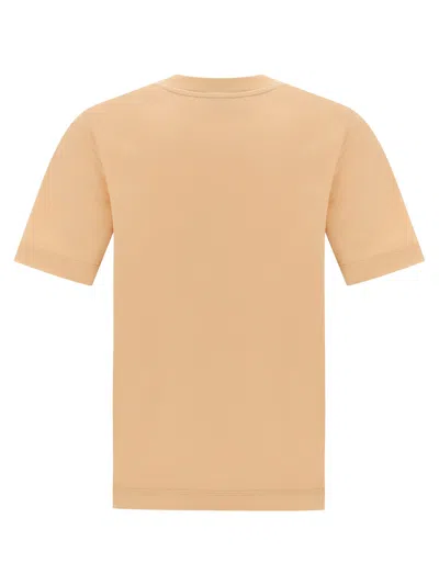 Burberry Vibrant Floral Print Cotton T-shirt In Neutral