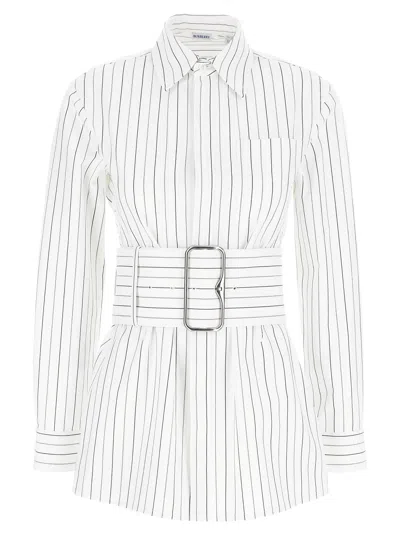 Burberry Striped Shirt With Belt