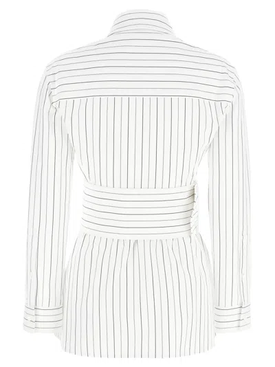 Burberry Striped Shirt With Belt