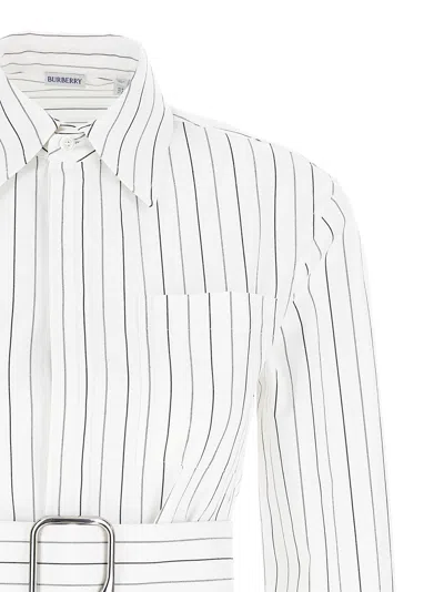 Burberry Striped Shirt With Belt