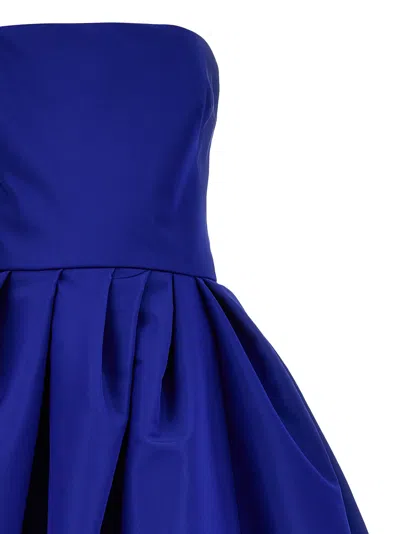 Carolina Herrera Silk Dress Dresses Blue