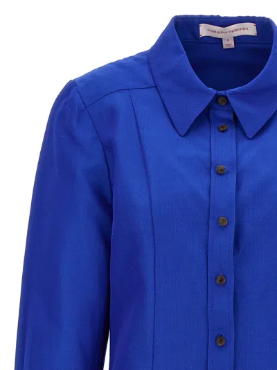 Carolina Herrera Cotton And Viscose Blend Tailored Shirt