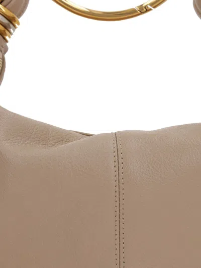 Chloé Women Small Bracelet Hobo Bag In Grained Leather