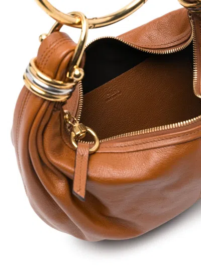 Chloé Bracelet Bag Mini In Shiny Grained Calfskin