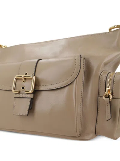 Chloé Women Leather Camera Bag In Neutral