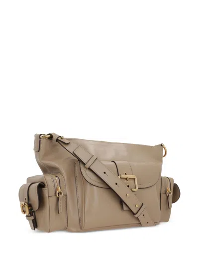 Chloé Women Leather Camera Bag In Neutral