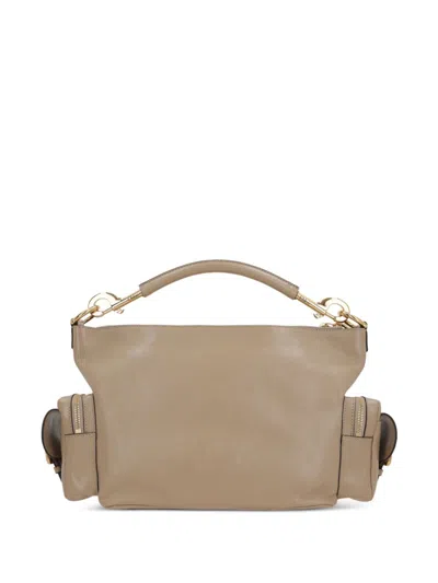 Chloé Women Leather Camera Bag In Neutral