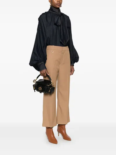 Chloé Leather Camera Handbag Adjustable Strap