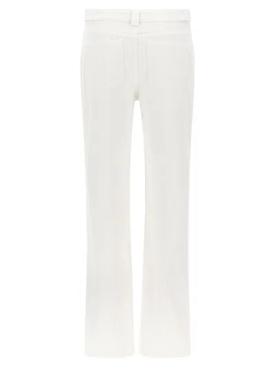 Chloé Low-rise Cotton Wide-leg Pants
