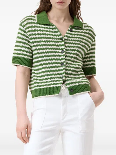 Closed Striped Cotton Cardigan