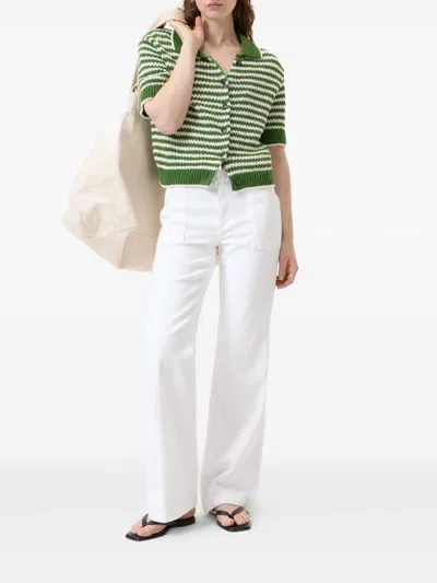 Closed Striped Cotton Cardigan