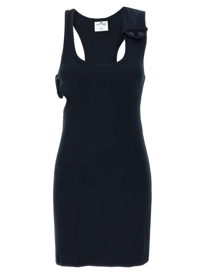 Courrèges Courreges Black Cotton Mini Dress