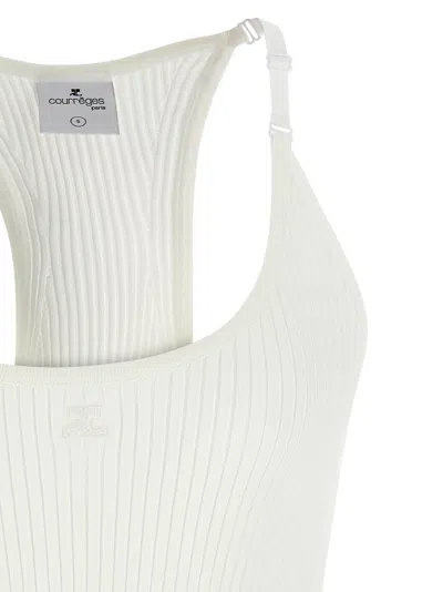 Shop Courrèges Courreges 'scuba Rib' Top