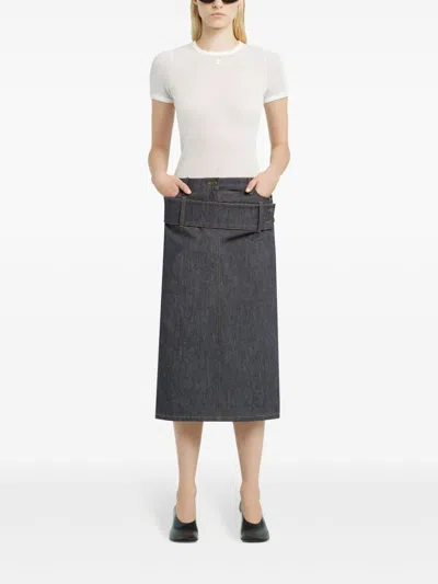 Courrèges Ac Straight T-shirt In White