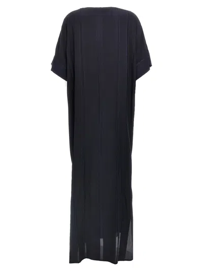 Di.la3 Pari' Blue Caftano Dress In Blue
