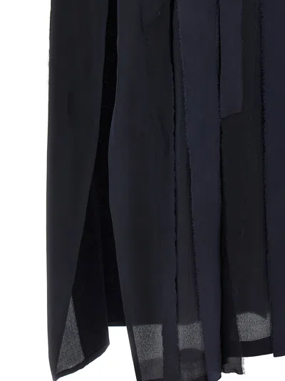 Di.la3 Pari' Blue Caftano Dress In Blue
