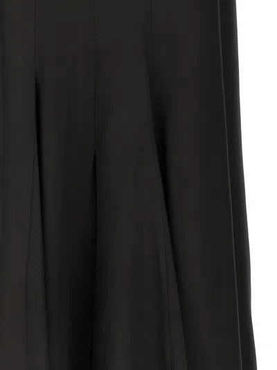 Di.la3 Pari' Black Spicchi Dress In Black