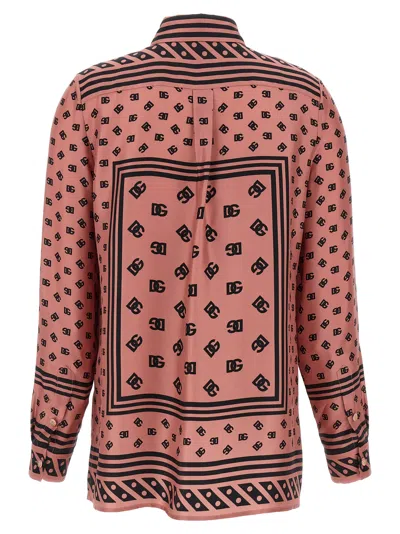 Dolce & Gabbana Silk Shirt With Collared Neck And Long Sleeves
