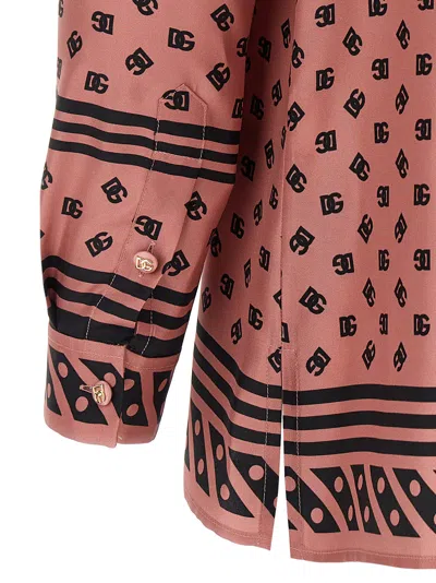 Dolce & Gabbana Silk Shirt With Collared Neck And Long Sleeves