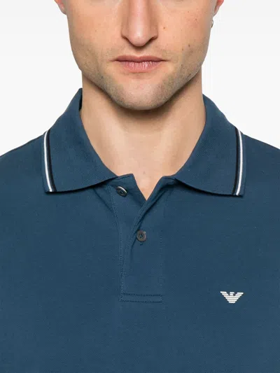Emporio Armani Logo Cotton Polo Shirt
