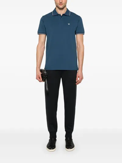 Emporio Armani Logo Cotton Polo Shirt
