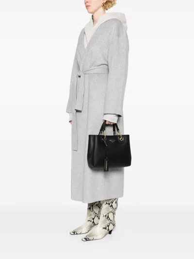 Emporio Armani Myea Black Shopper Bag With Pouch