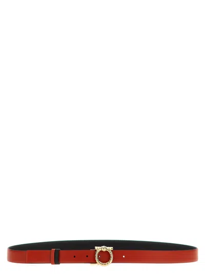 Ferragamo Black Reversible Belt