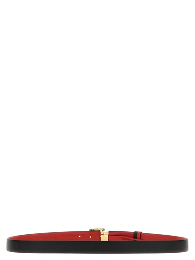 Ferragamo Black Reversible Belt