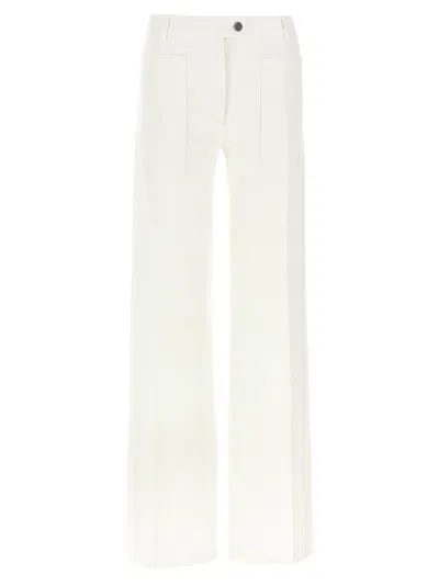 Ferragamo Straight Jeans With Back And Front Pockets