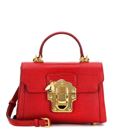 Dolce & Gabbana Lucia Mini Leather Crossbody Bag