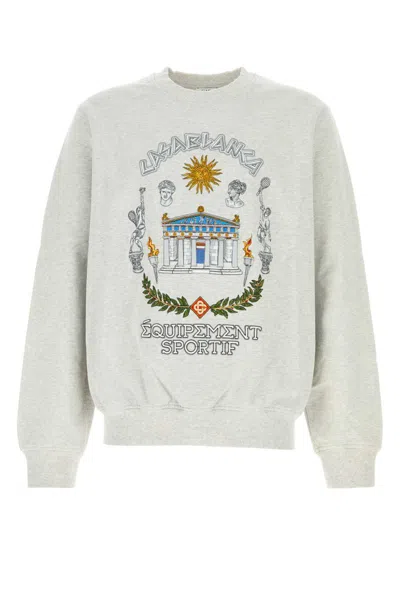Casablanca Men Sweatshirt In Grey