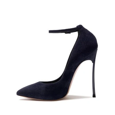 Shop Casadei Blade In Midnight Blue