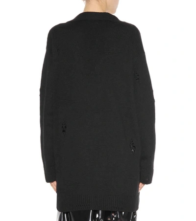 Shop Marc Jacobs Wool And Cashmere Cardigan In Llack