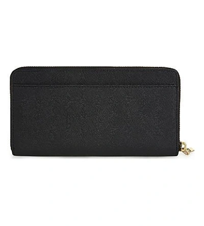 Shop Kate Spade Cameron Street Lacey Leather Continental Wallet In Black