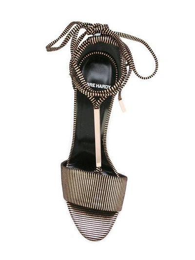 Shop Pierre Hardy 'blondie' Sandals - Metallic